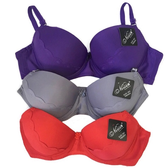 Nines Other - Nines 3 Piece NEW 36C Underwire Bra Bundle